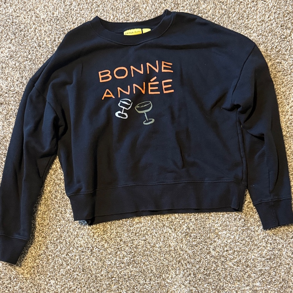 Marvel Black Sweatshirt with Yellow Tag